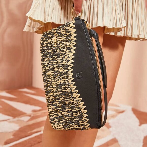 NWT – ULLA JOHNSON MAYA RAFFIA CLUTCH - Picture 5 of 5